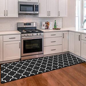 WISELIFE Kitchen Mat Black